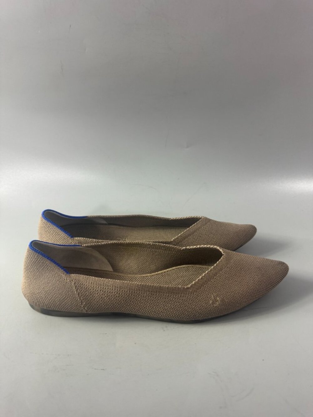 Rothy's The Point II Pointed Toe Flat, Khaki , Size 9 - Picture 2 of 16